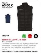 Uhlsport Essential Ultra Lite Vest: 65€ pour Adulte & Junior - Réf:100 5279