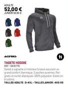 Sweat à Capuche Acerbis Tagete: confort thermique garanti, 2 poches, Prix pour adultes et juniors - 52 €.