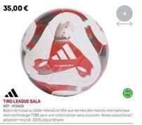Tirez votre meilleur coup avec la Ligue Sala & le Ballon Futsal TSBE certifié aux normes internationales - Re-Vessie caoutchouc/polyester!