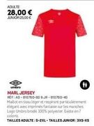 Marl Jersey Umbro : Offre spéciale - Adul 28€ / Jun 25€ - Imprimés fantaisie et tissu léger.