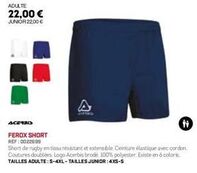 Offrez-vous le Short Acerbis FeroX Résistant et Extensible avec Promo !