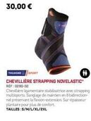 novelastic multi-sport bandage: chevillère ligamentaire ref: 0280-02 avec strapping!