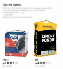 Ciment  offre sur SAMSE