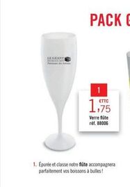 Boissons  offre sur Le Géant des Beaux-Arts