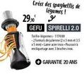 Promos GEFU offre sur Cuisine Plaisir