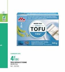 Tofu 3M offre sur Metro