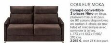 Canapé convertible  offre sur monsieur meuble
