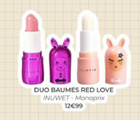 Duo Baumes red love offre à 12,99€ sur Promod