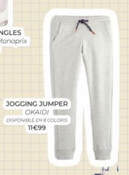 Jogging jumper offre à 11,99€ sur Etam