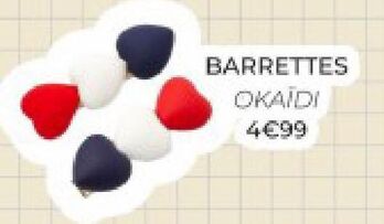 Barrette offre à 4,99€ sur Etam
