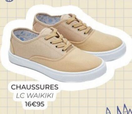 Chaussures offre à 16,95€ sur MOA