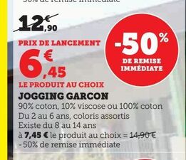 jogging garcon 
