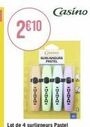 2€10  ADHDGE  Carina  SURLIONEIRS PASTEL  Casino  SIHIHI  SIHIHI  Lot de 4 surligneurs Pastel  PIHIHI 