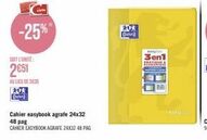 -25%  SOIT LUNITE:  2651  AU LIEU DE 3635  *0* Barend  Cahier easybook agrafe 24x32  48 pag  CAHIER EASYBOOK AGRAFE 24X32 48 PAG  Ox  m  3en1  ERATIONS  490  ensin 