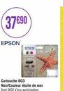 37690  EPSON  Cartouche 603 Noix/Couleur étoile de mer Dont 002 d'éco-participation  EPSON 