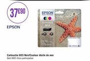 epson  epson  muspack 603  0.0  cartouche 603 noir/couleur étoile de mer dant002 d'éco-participation 