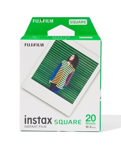 Papier photo Fujifilm instax square (2x10/paquet) offre à 18,99€ sur Hema