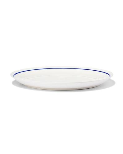 Assiette plate Ø26cm - new bone blanc et bleu - vaisselle dépareillée offre à 5,6€ sur Hema