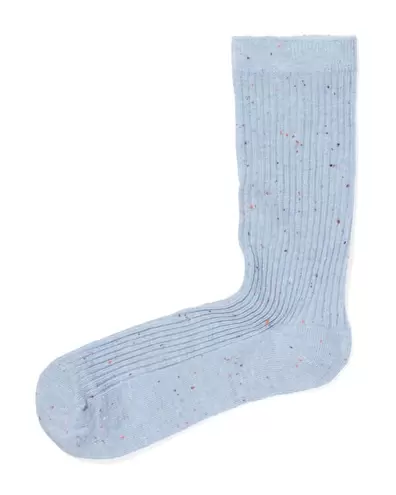 Chaussettes femme avec coton bleu clair offre à 4,99€ sur Hema