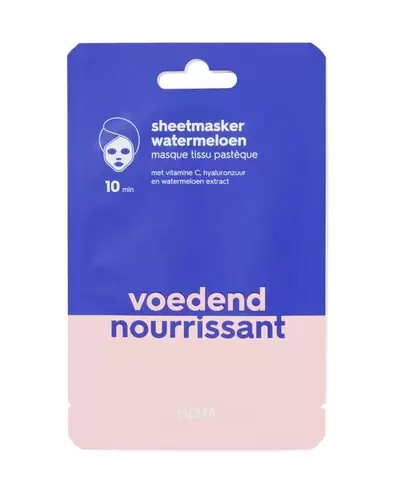 Masque en tissu nourrissant offre à 2,79€ sur Hema