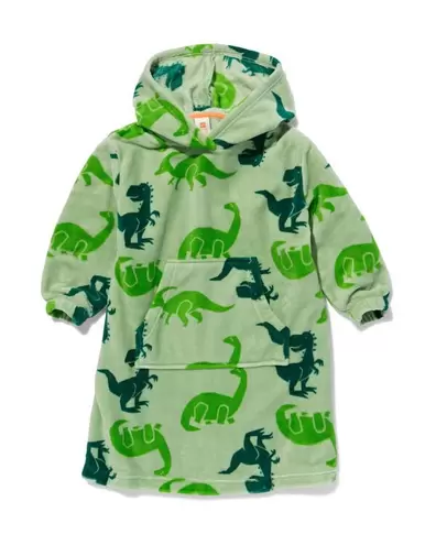 Plaid à manches dino enfant taille unique 98 - 128 offre à 10€ sur Hema