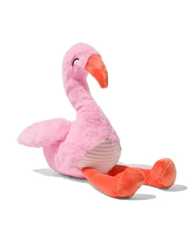 Peluche flamant rose offre à 8,5€ sur Hema