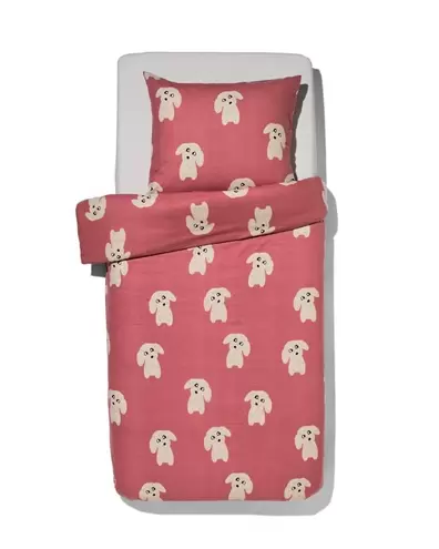 Housse de couette enfant flanelle 140 x 200 chien rouge offre à 22,99€ sur Hema