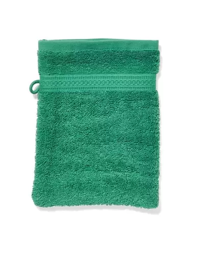 Gant de toilette 16x21cm qualité épaisse vert moyen offre à 0,97€ sur Hema