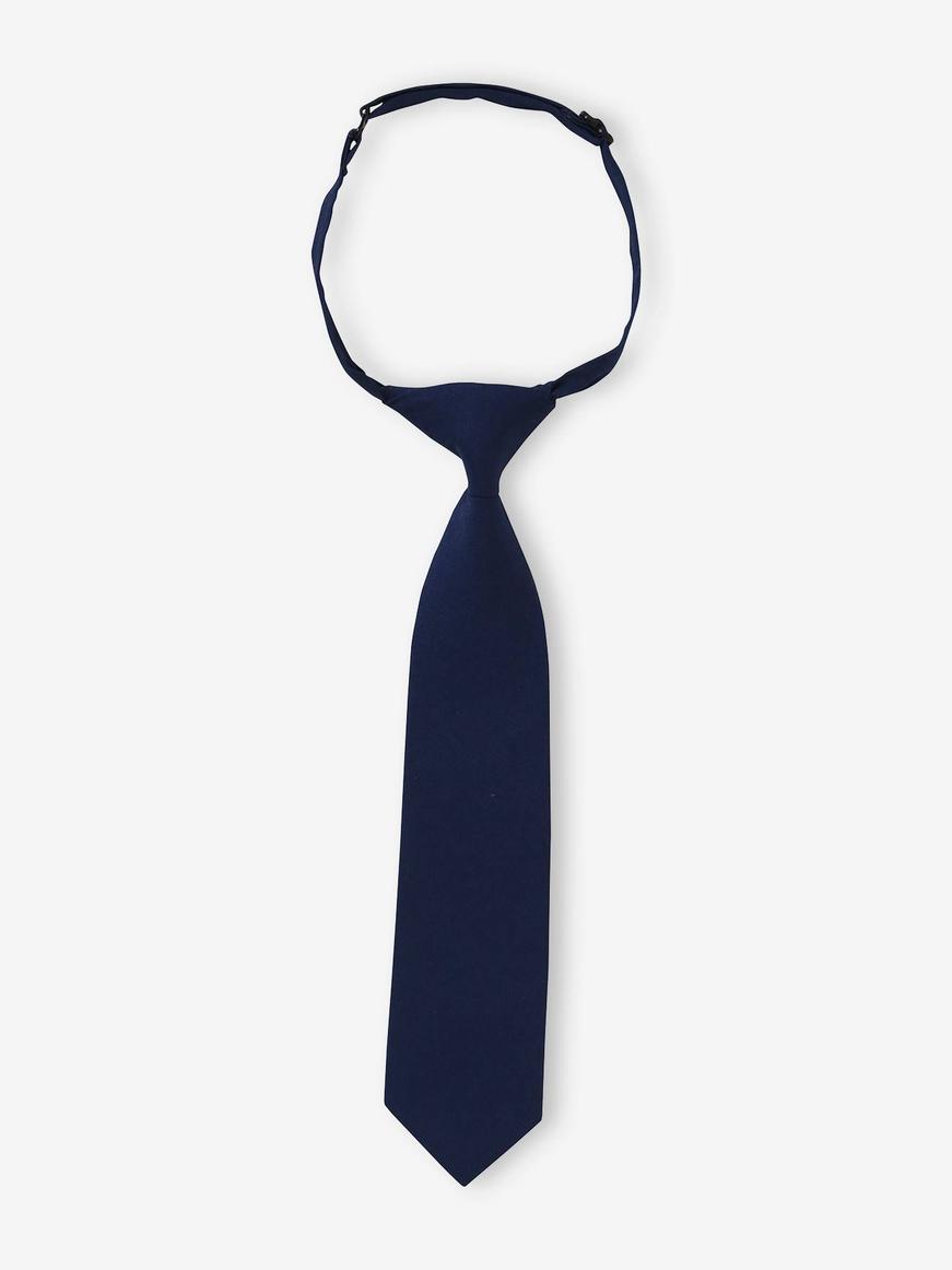 Cravate unie garcon - marine offre à 6,29€ sur Vertbaudet