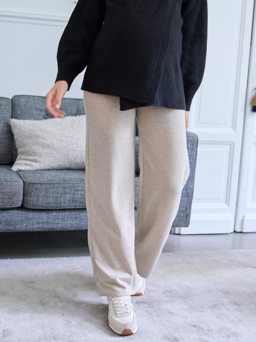 Pantalon large de grossesse avec bandeau - anthracite offre à 18,19€ sur Vertbaudet