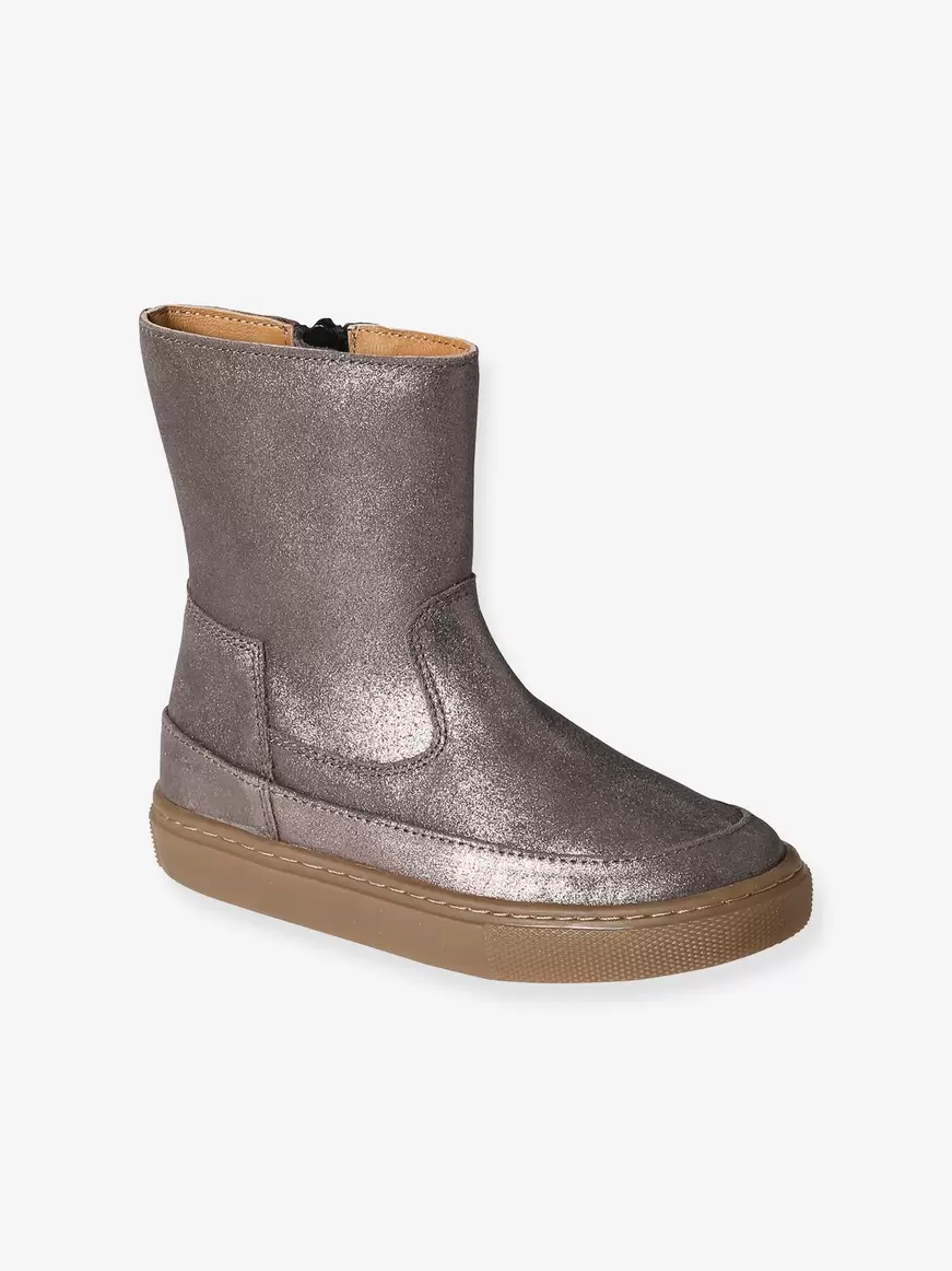 Bottes en cuir fille collection maternelle - bronze offre à 28,79€ sur Vertbaudet