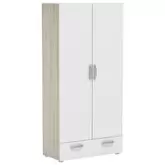 Armoire 2 portes 1 tiroir offre sur Conforama