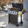 Barbecue à gaz "Albaron" avec plancha en acier - GoodHome offre à 129€ sur Brico Dépôt