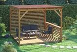 Pergola bois massif "New Concept" 3 x 3 mètres offre à 549€ sur Brico Dépôt