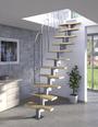 Escalier modulaire Hauteur par marche réglable : 18,5 - 23 cm. offre à 439€ sur Brico Dépôt