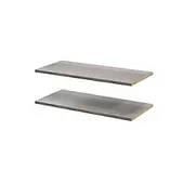 2 tablettes effet chêne grisé GoodHome Atomia L. 71,4 x P. 33,2 cm offre à 9,1€ sur Castorama