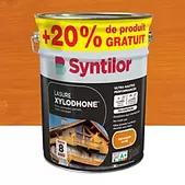 Lasure extérieure Syntilor Xylodhone Ultra Hautes Performances oregon satin 5L + 20% gratuit offre à 39,83€ sur Castorama