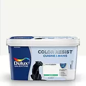 Peinture cuisine et salle de bains Dulux Valentine Color Resist blanc satin 2L offre à 44,11€ sur Castorama