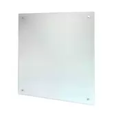 Fond de hotte en verre blanc brillant l. 70,5 cm x H. 60 cm x Ep. 5 mm offre à 10€ sur Castorama