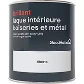 Laque boiseries et métal GoodHome Alberta Brillant 0,75L offre à 22,32€ sur Castorama