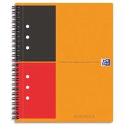 OXFORD Cahier Activebook spirales 160 pages perforées 80g lignée 6mm 17x21cm Couverture polypro Orange offre à 11,16€ sur Top Office