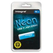 INTEGRAL Clé USB 2.0 NEON 16GB BleuE INFD16GBNEONB offre à 7,42€ sur Top Office