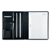 ALASSIO Conférencier Noir Cremona cuir. 32x25x2cm. Livré bloc-notes et pochettes multiples offre à 63,64€ sur Top Office