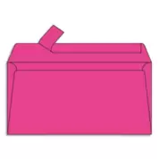 CLAIREFONTAINE Paquet de 20 enveloppes 120g POLLEN 11x22cm (DL). Coloris Rose fuchsia offre à 5,02€ sur Top Office