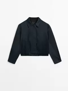 Veste bomber satinée offre à 149€ sur Massimo Dutti