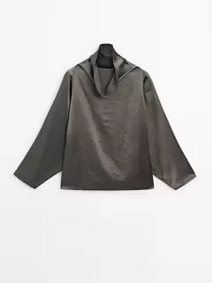 Chemisier à col cheminée offre à 69,95€ sur Massimo Dutti