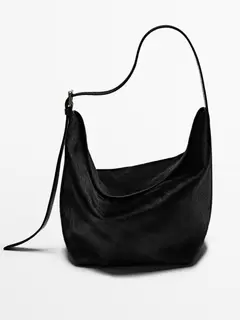 Sac en cuir réglable offre à 349€ sur Massimo Dutti