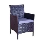 Salon de jardin 4 places en résine tressée noir/gris MYKONOS offre à 189,9€ sur Bricomarché