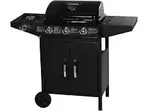 Barbecue gaz "Festa 4" - 4 brûleurs dont 1 latéral - 10.5kW - Noir offre à 219€ sur Bricomarché