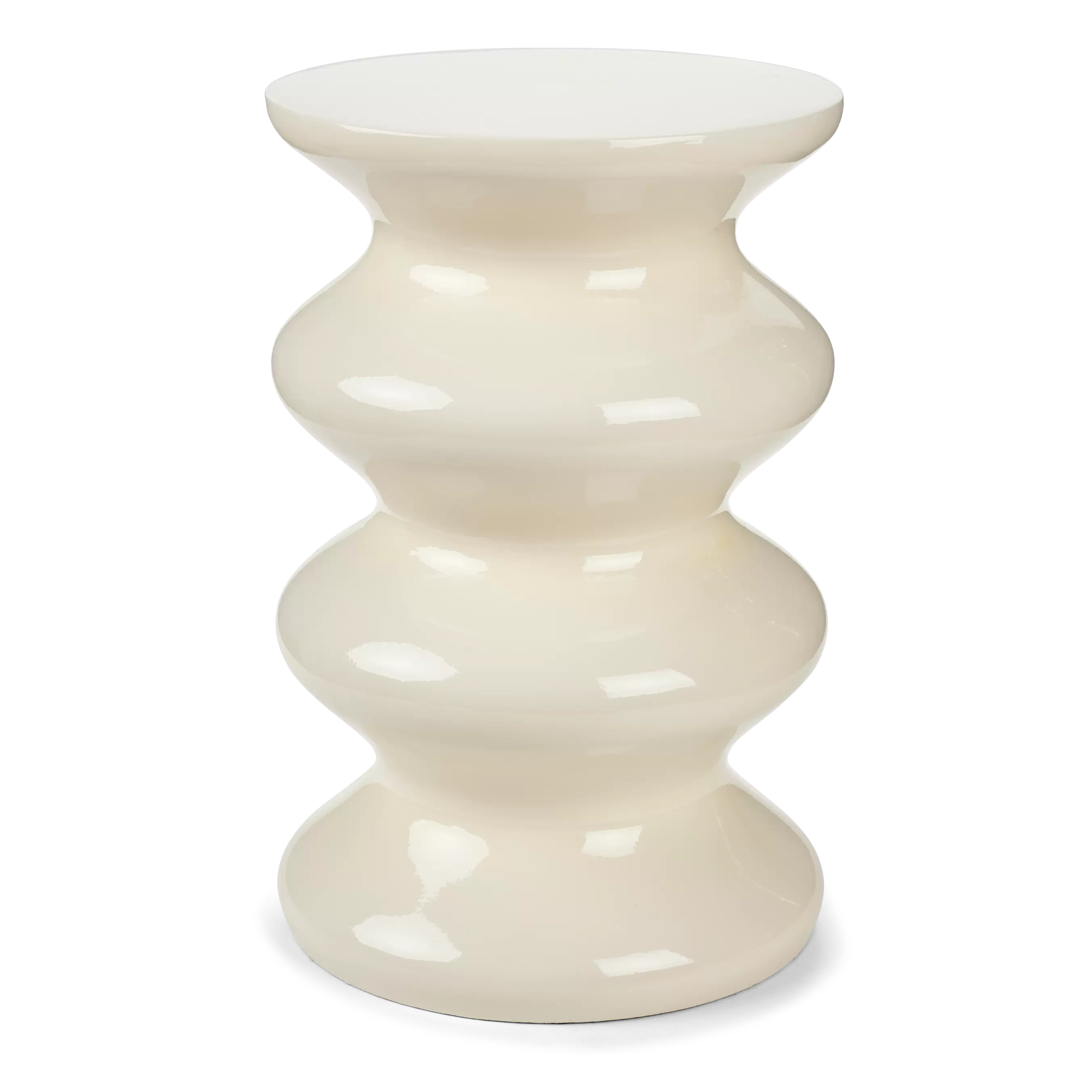 WAVY Table d'appoint beige offre à 59€ sur Casa